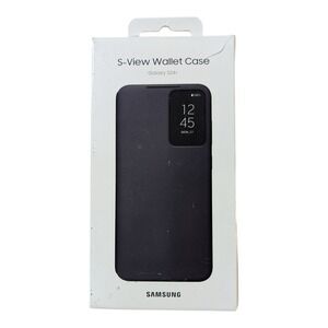 P8-O GENUINE Samsung‎ S-View Wallet Cover Case for Galaxy S24+ Plus  Black